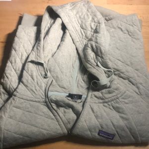 Ladies Patagonia Diamond Quilted Hooded Sweatshirt